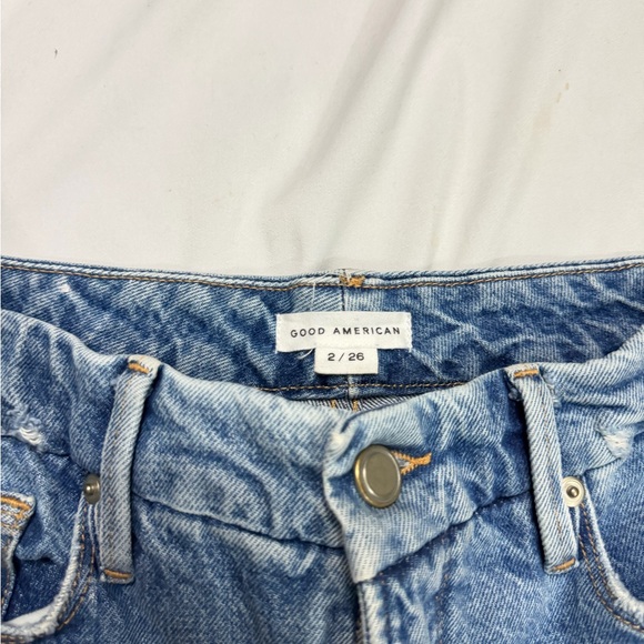 Good American Light Blue Ankle Jeans - Picture 4 of 9